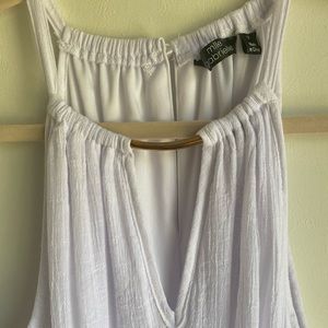 Mlle Gabrielle, white linen dress